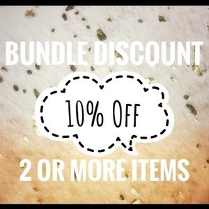 ‼️ SAVE 10% when you buy 2 or more items ‼️